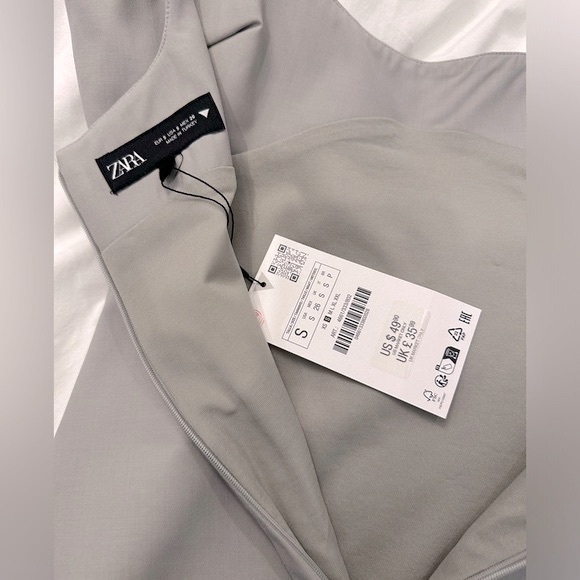 Zara gray tailored mini dress - Picture 6 of 12